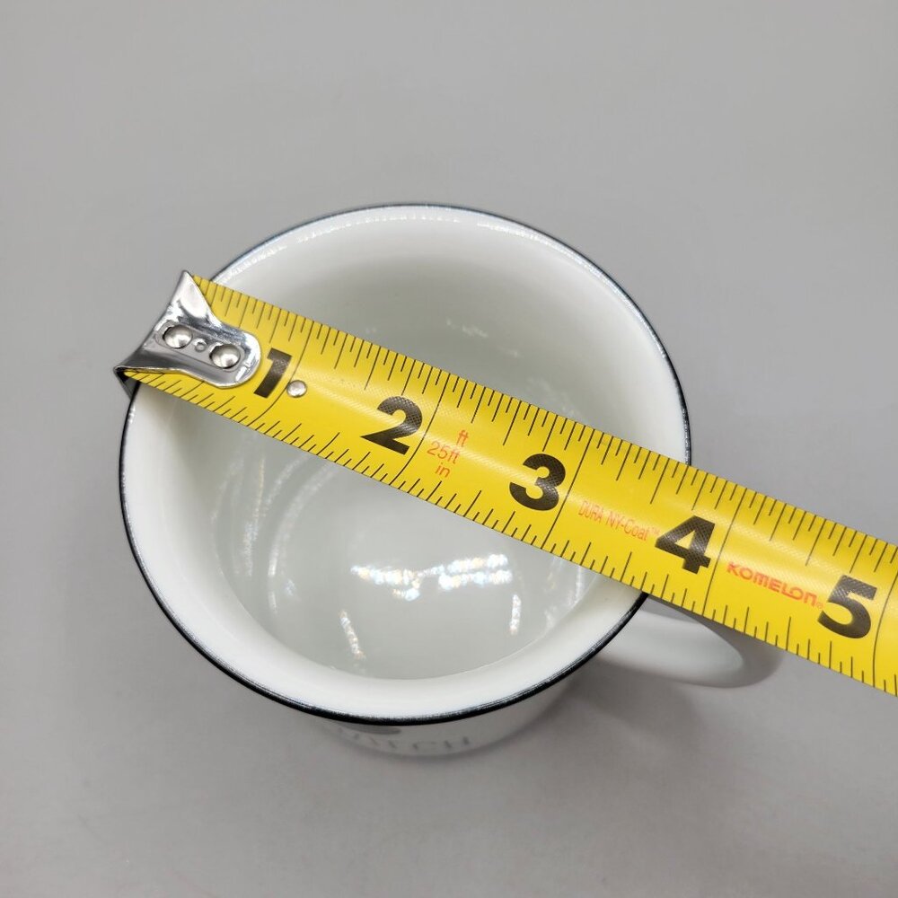 Head Witch Ceramic Mug Halloween Collins Fresh and Original White Black Cup - Picture 7 of 8